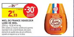Intermarché Lune de Miel Miel de France Squeezer offre