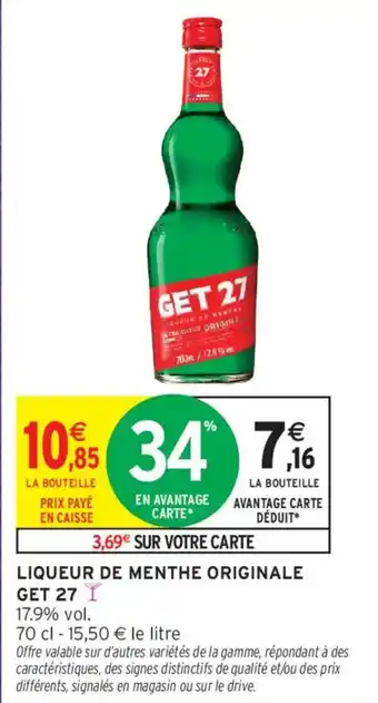 GET 27 Liqueur de menthe originale