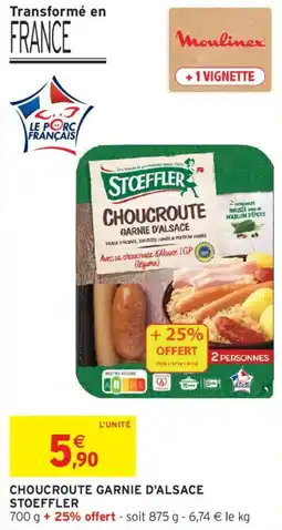 Intermarché Stoeffler Choucroute garnie d'Alsace offre