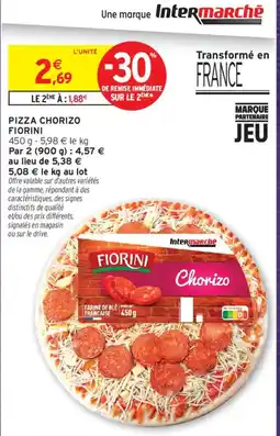 Intermarché Fiorini Pizza Chorizo offre