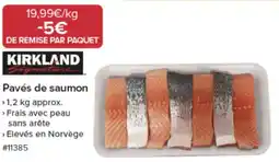 Costco KIRKLAND Signature Pavés de saumon offre