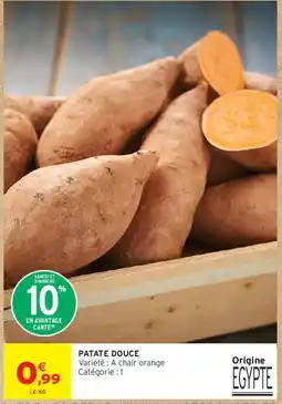 Intermarché PATATE DOUCE offre