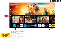 Intermarché SAMSUNG TV 65" QLED 4K SMART TV offre