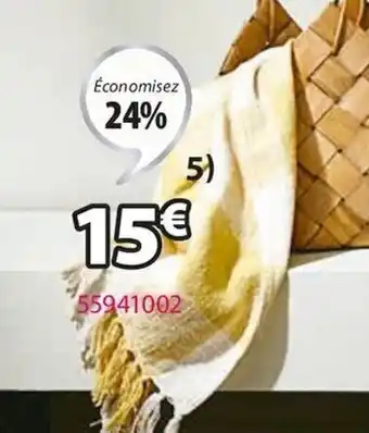 JYSK Plaid storfrytle offre