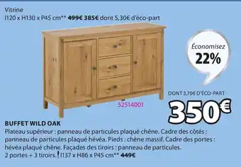 JYSK Buffet wild oak offre
