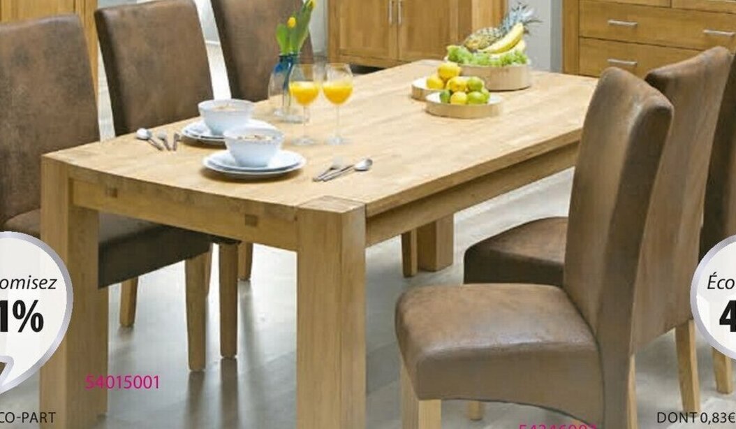 Promo Table goliath chez JYSK