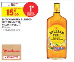 Intermarché Contact William Peel Blended Scotch Whisky offre