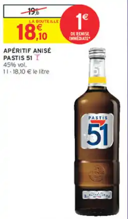 Intermarché Contact PASTIS 51 offre