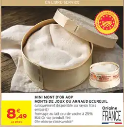 Intermarché Contact MINI MONT D'OR AOP offre