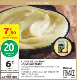 Intermarché Contact ALIGOT DE L'AUBRAC offre