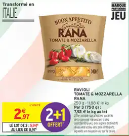 Intermarché Contact RANA Ravioli Tomate & Mozzarella offre