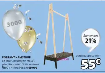 JYSK Portant kamstrup offre