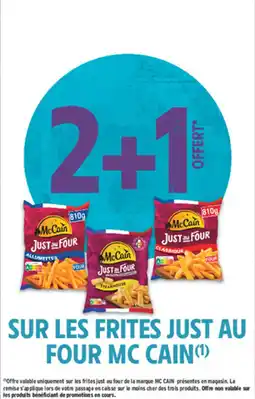 Intermarché Contact McCain Just au Four offre