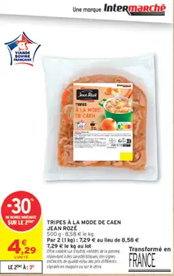 Intermarché Contact Jean Rozé Tripes à la mode de Caen offre
