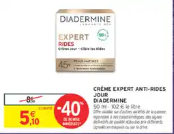 Intermarché Contact DIADERMINE CRÈME EXPERT ANTI-RIDES JOUR offre