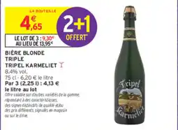 Intermarché Contact Tripel Karmeliet offre