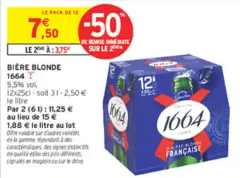 1664 BIÈRE BLONDE