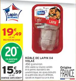 Intermarché Contact VOLAÉ RÂBLE DE LAPIN offre