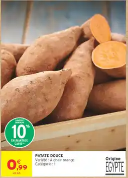Intermarché Contact PATATE DOUCE offre