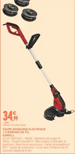 Intermarché Hyper EINHELL COUPE-BORDURES ELECTRIQUE offre
