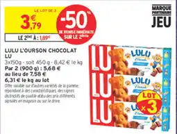 Intermarché Contact LU LULU L'OURSON CHOCOLAT offre