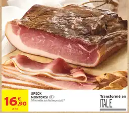 Intermarché Contact SPECK MONTORSI offre
