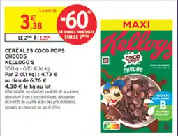 Intermarché Contact Kellogg's Coco Pops Chocos offre