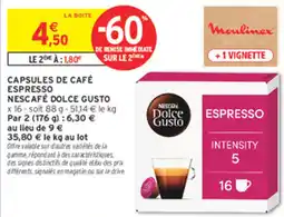 Intermarché Contact Nescafé Dolce Gusto offre
