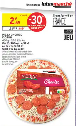 Intermarché Contact Fiorini Pizza Chorizo offre