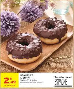 Intermarché Contact LION DONUTS X2 offre