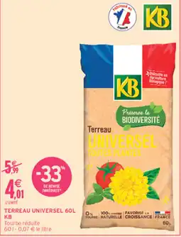 Intermarché Hyper KB Terreau Universel offre
