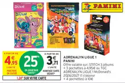 Intermarché Contact PANINI ADRENALYN LIGUE 1 offre