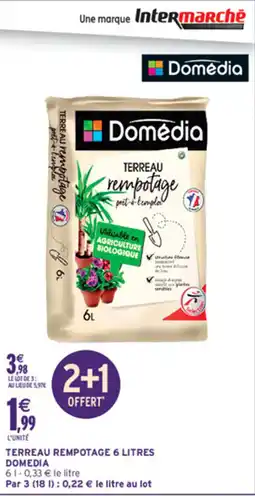 Intermarché Hyper Domédia Terreau rempotage offre