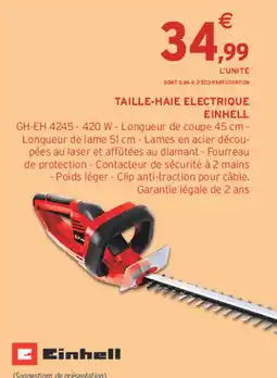 Intermarché Hyper Einhell Taille-haie électrique offre