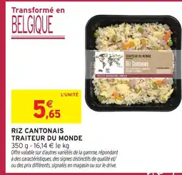 Intermarché Express Traiteur du monde riz cantonais offre