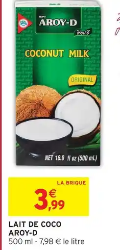 Intermarché Express Aroy-d lait de coco offre