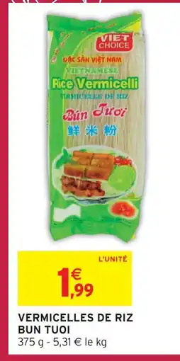 Intermarché Express Bun tuoi vermicelles de riz offre