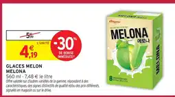 Intermarché Express Melona glaces melon offre