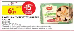Intermarché Express Cautre raviolis aux crevettes hargow offre