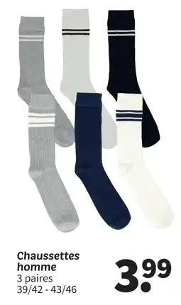 Wibra Chaussettes homme offre