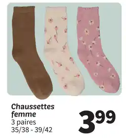 Wibra Chaussettes femme offre