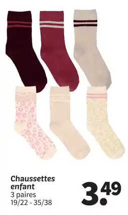 Wibra Chaussettes enfant offre