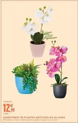 Intermarché Signal - assortiment de plantes artificielles au choix offre
