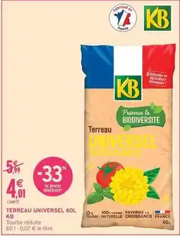 Intermarché Kb - terreau universel offre