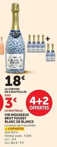 Hyper U Vin mousseux brut offre