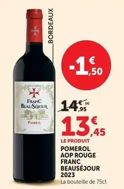 Hyper U Aop rouge offre