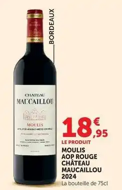 Hyper U Moulis aop rouge offre