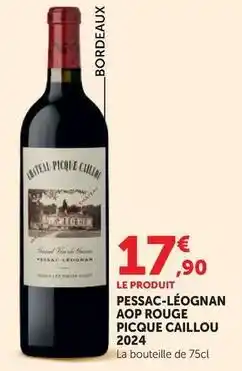 Hyper U Pessac leognan aop rouge offre