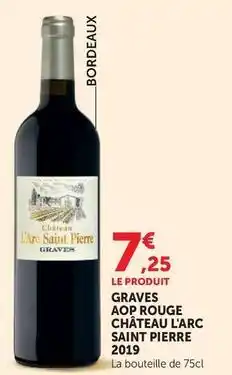Hyper U Graves aop rouge chateau l'arc offre
