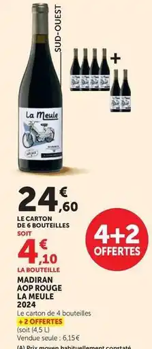 Super U Madiran aop rouge offre